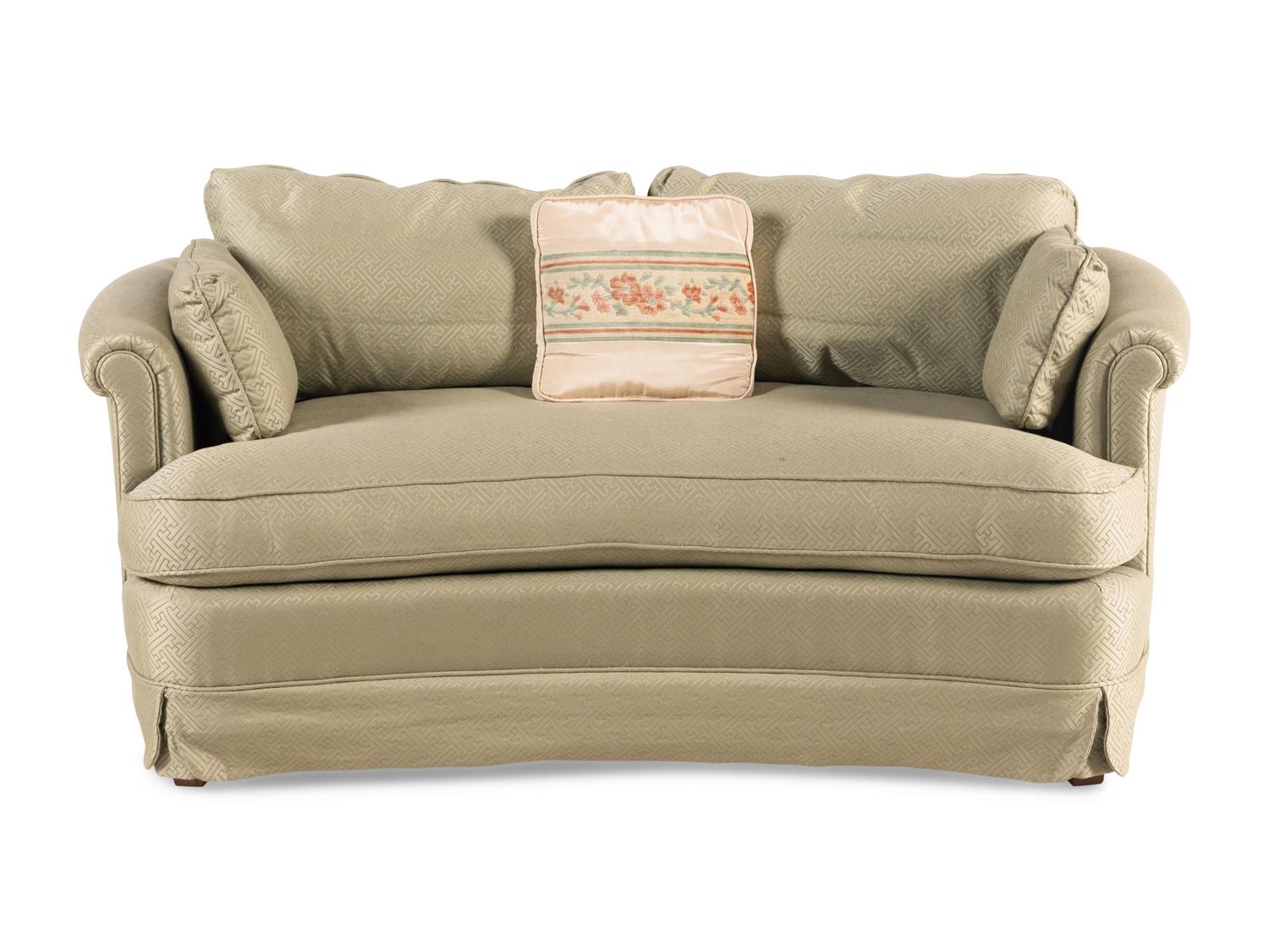 An Upholstered Loveseat