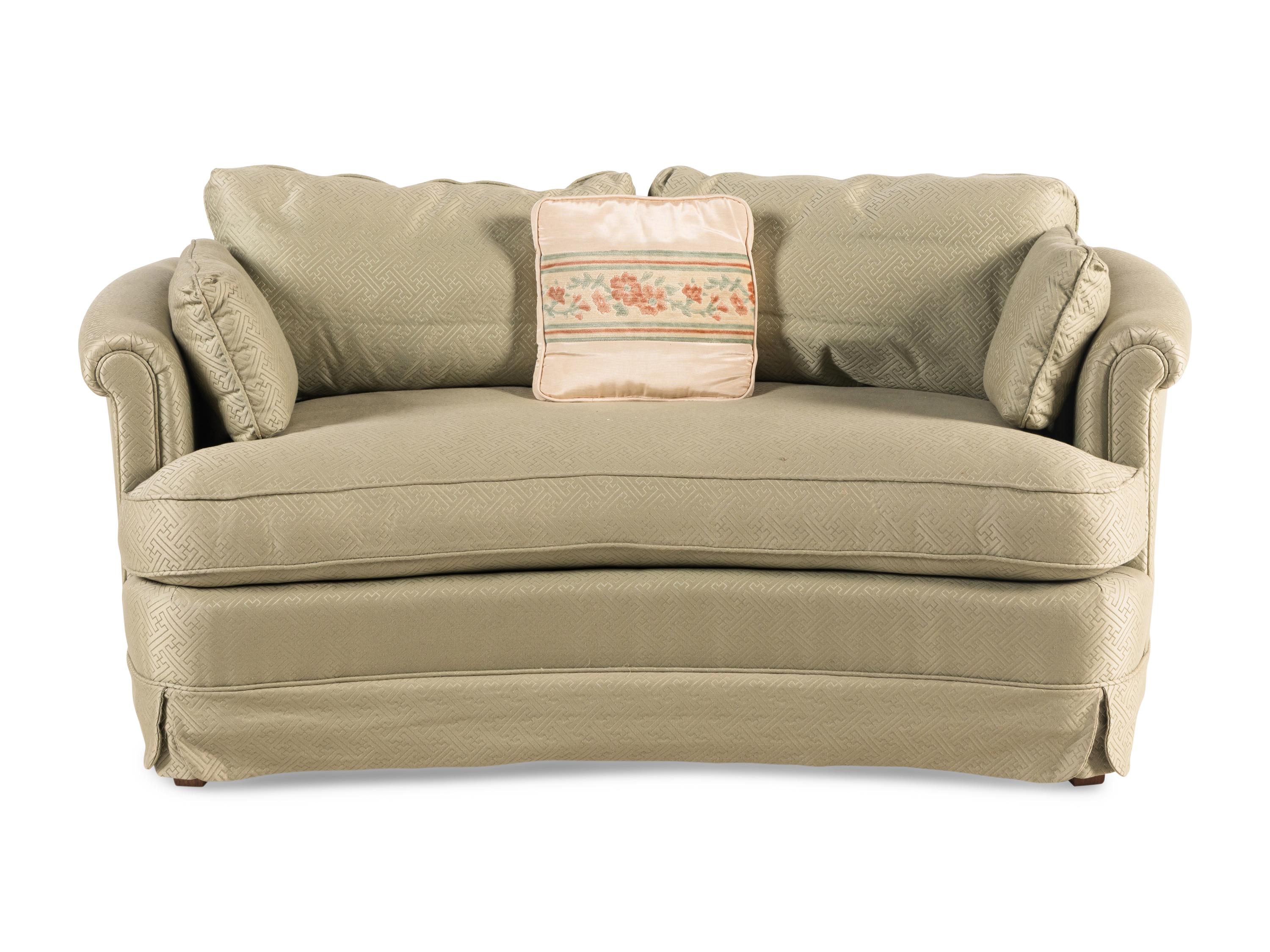 An Upholstered Loveseat