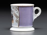 A Porcelain Occupational Shaving Mug for Welch's Table Guard