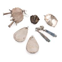Navajo and Zuni Earrings and Pendants