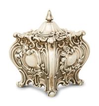 An English Silver Tea Caddy — Robinson, Edkins and Aston, Birmingham, 1841