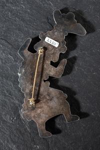 Zuni Mosaic Inlay Rainbowman Pin / Brooch