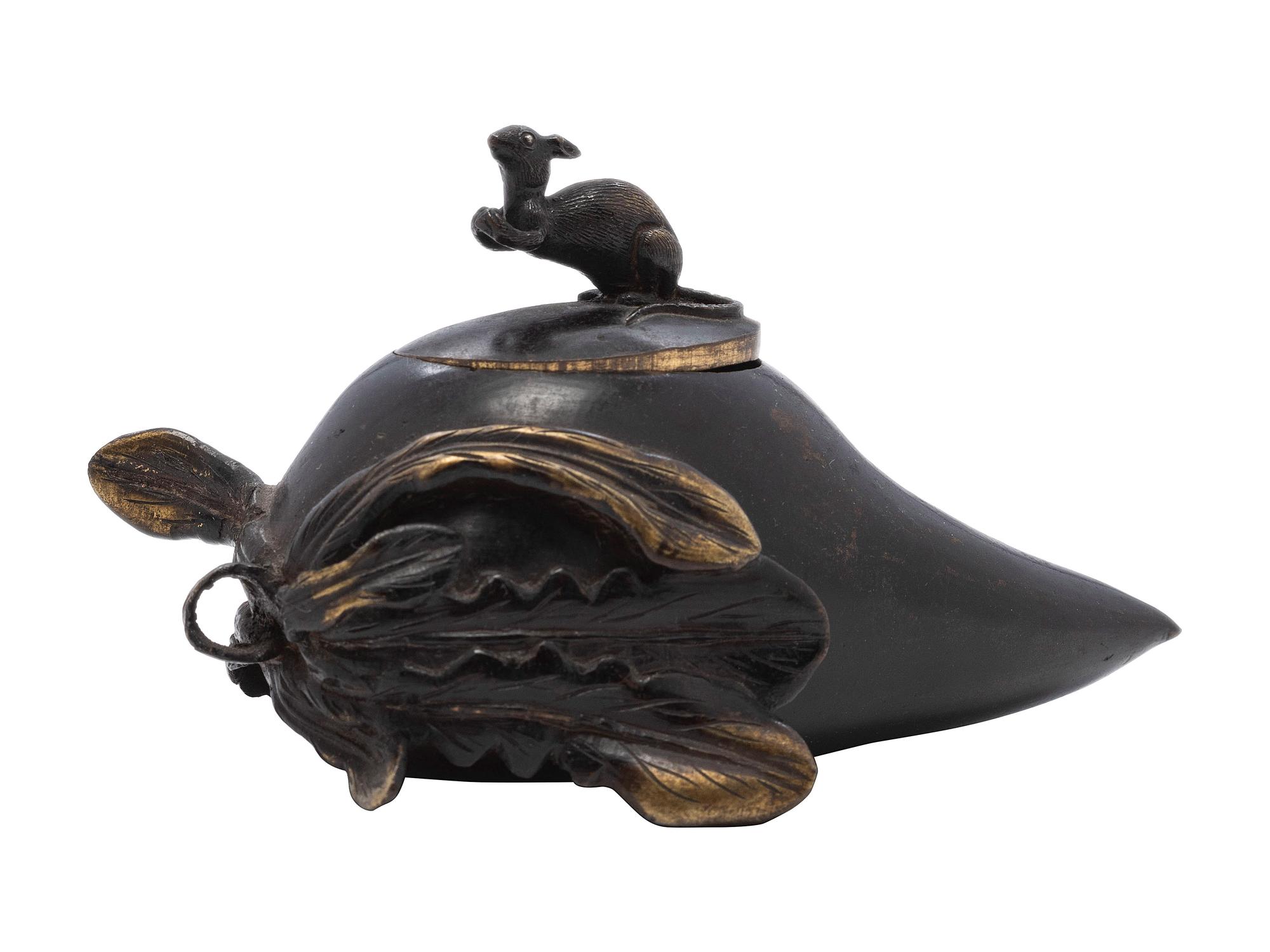 A Japanese Meiji Bronze Censer