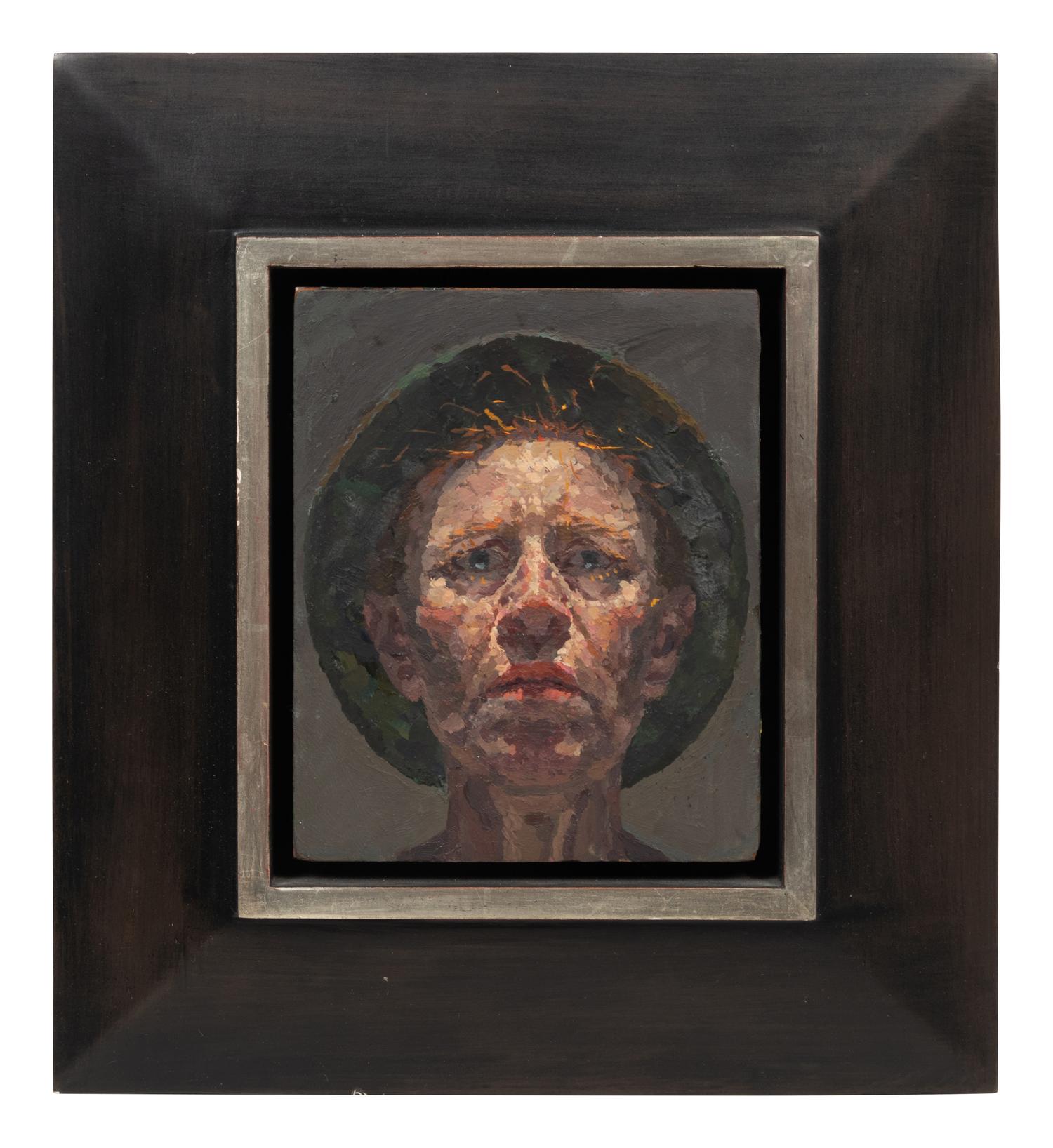 Self-Portrait (Camouflage Hat)