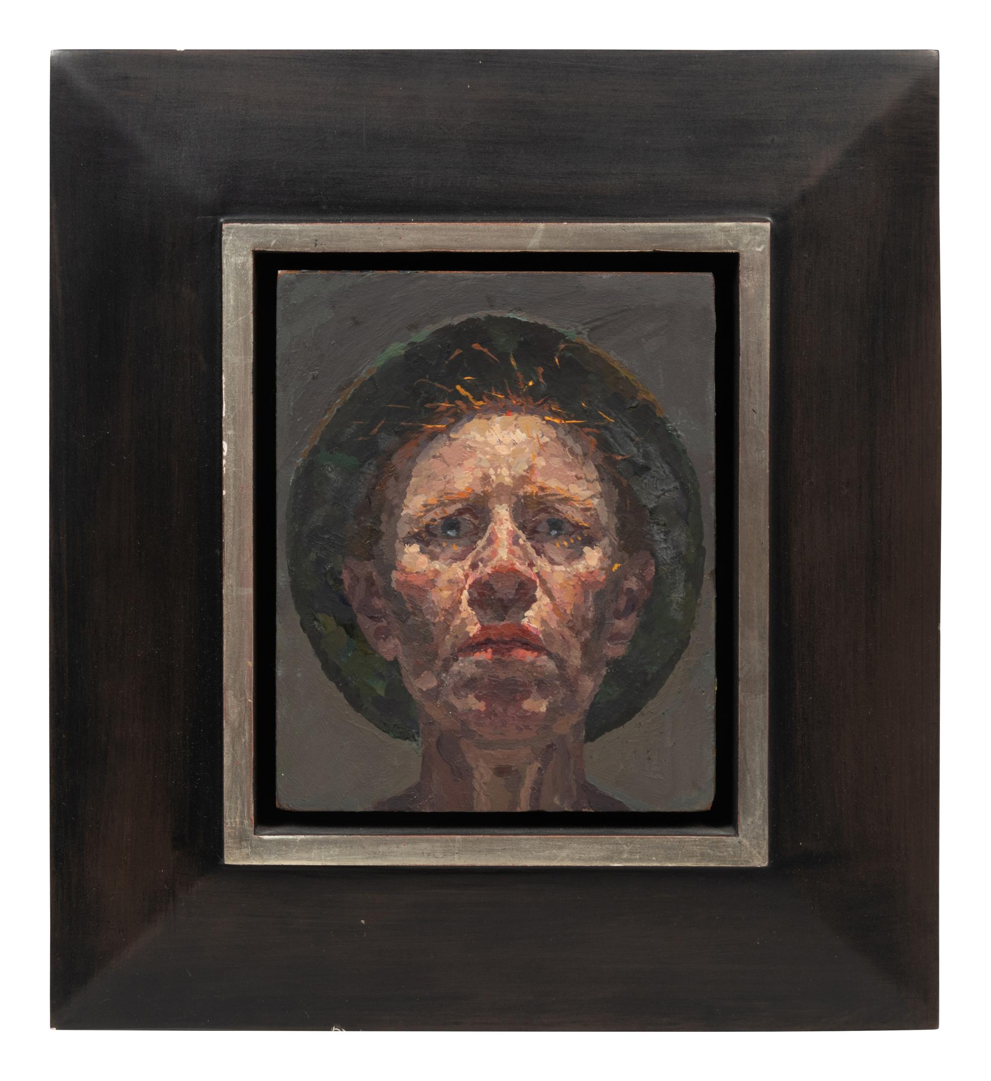 Self-Portrait (Camouflage Hat)