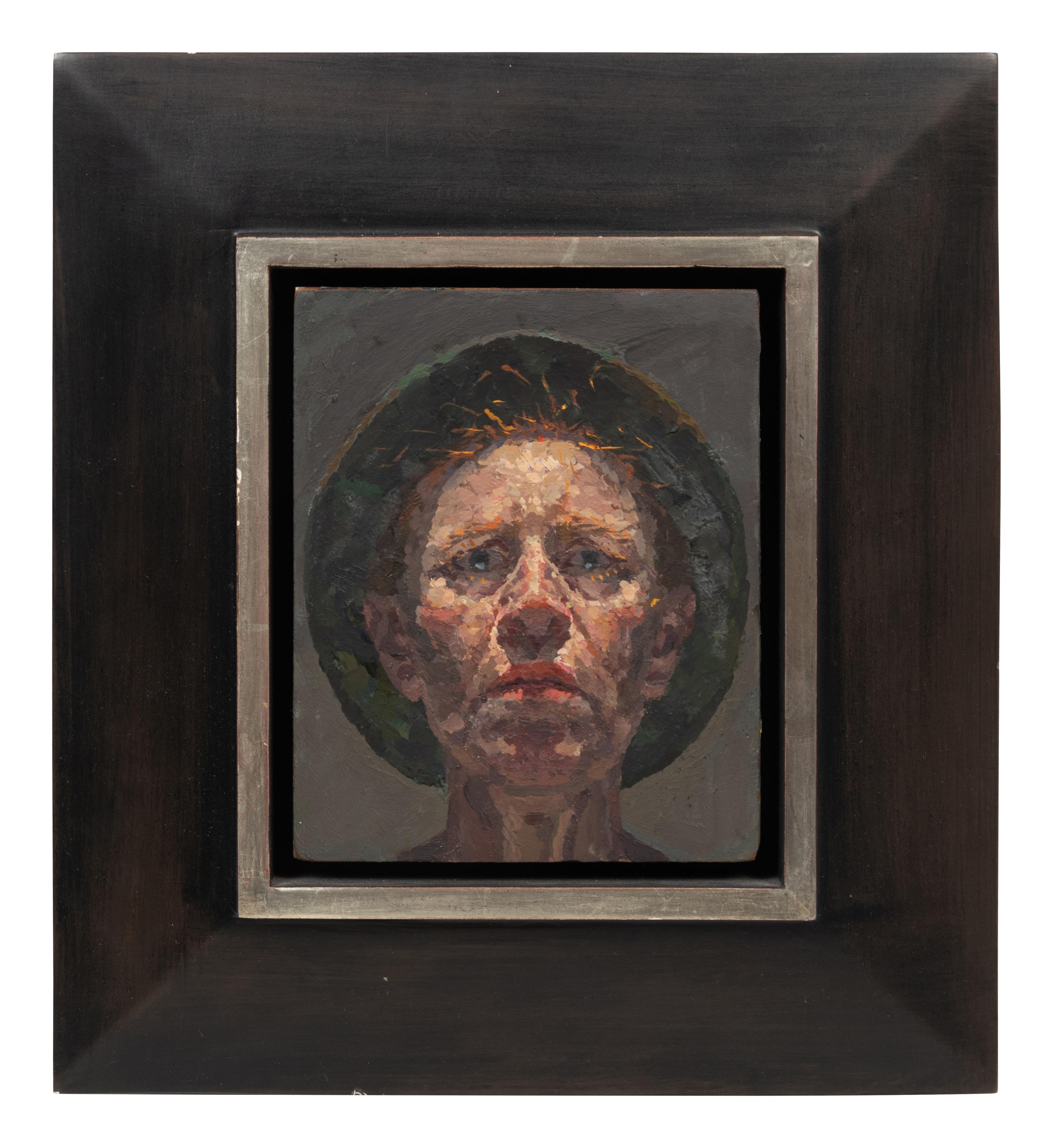 Self-Portrait (Camouflage Hat)