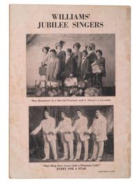 [MUSIC]. A group of 6 items associated with African American singers and music, highlighted by a Williams' Colored Singers collection of scored music with lyrics.