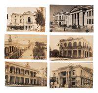 [EARLY PHOTOGRAPHY] -- [CUBA]. A group of 24 real photo postcards of Cuban scenes and personalities, including:
