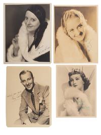 [FILM - HOLLYWOOD]. A large group of snapshots, signed photographs, press photos, and ephemera from early Hollywood.