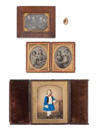 [EARLY PHOTOGRAPHY]. An assorted group of portraits featuring children.