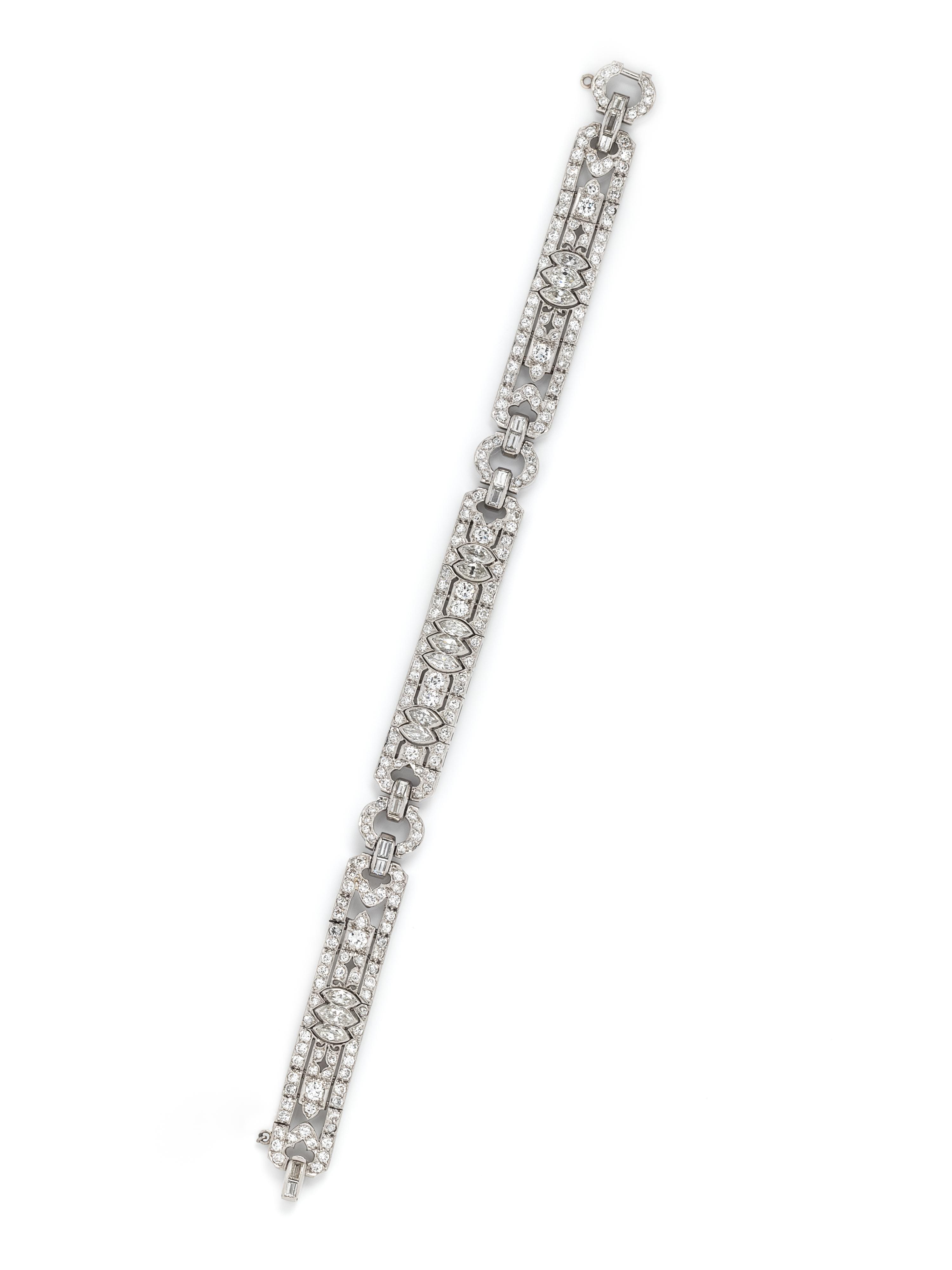 ART DECO, DIAMOND BRACELET