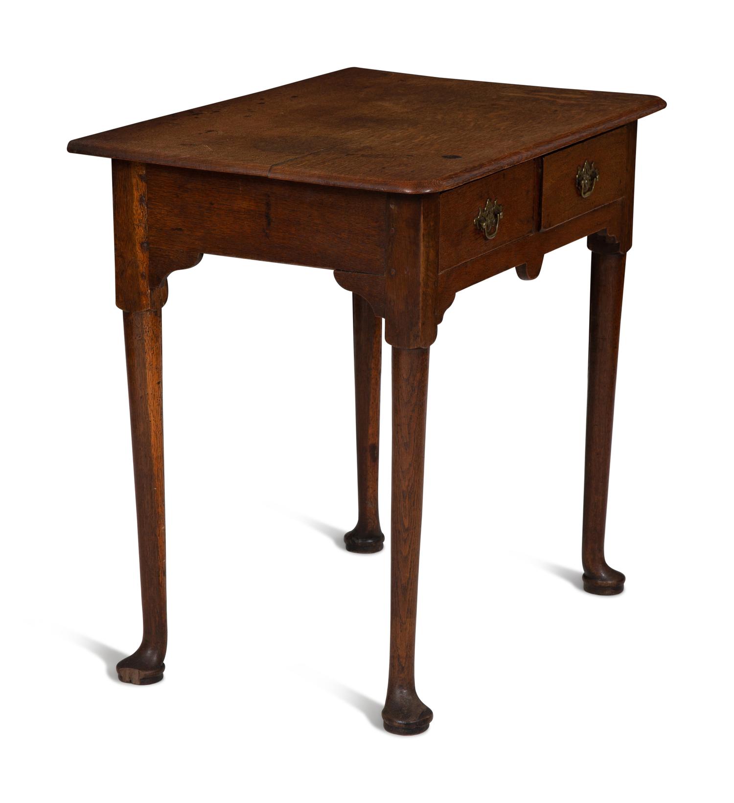 A George I Style Oak Dressing Table