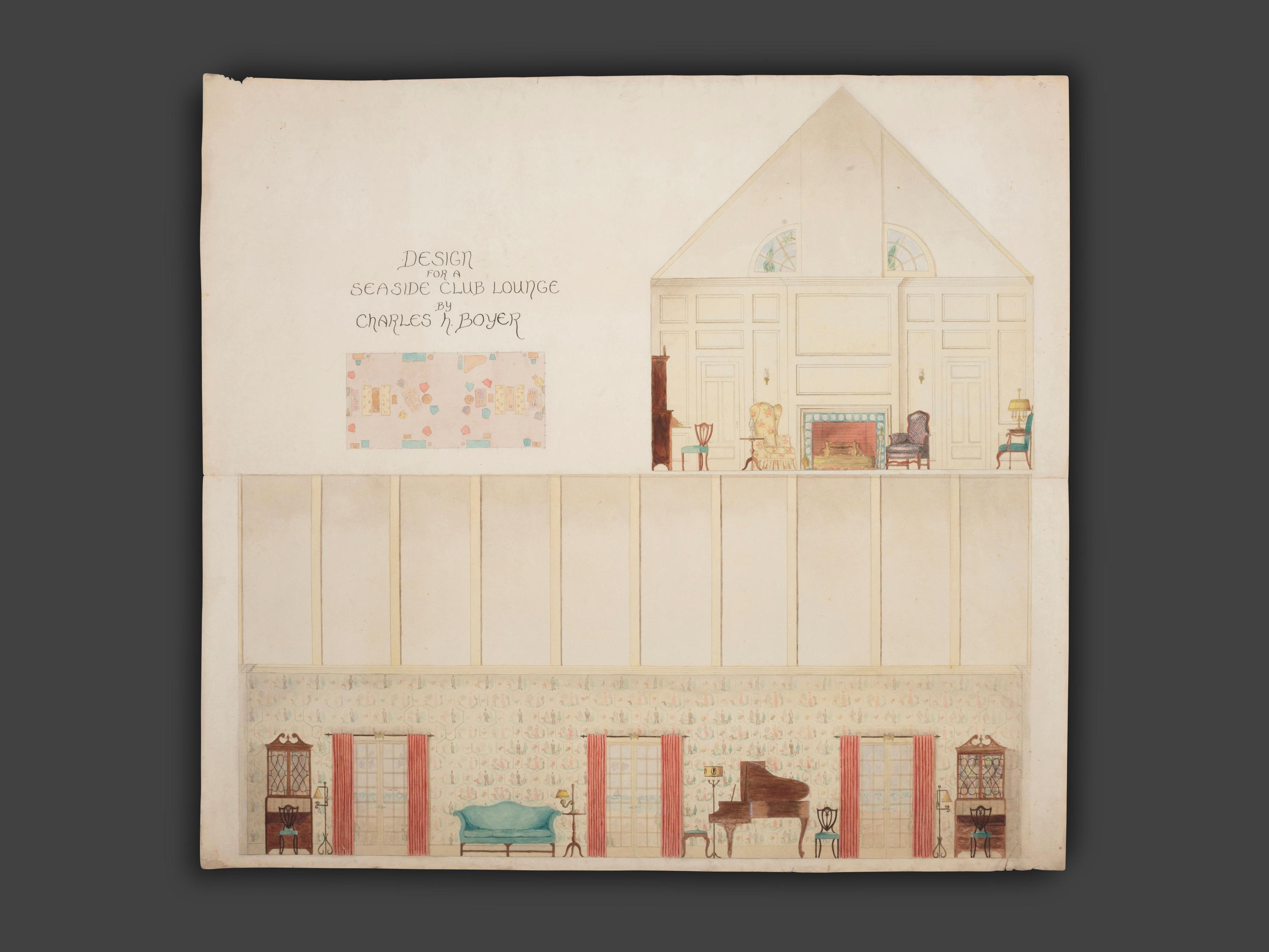 Three Interior Design Elevations