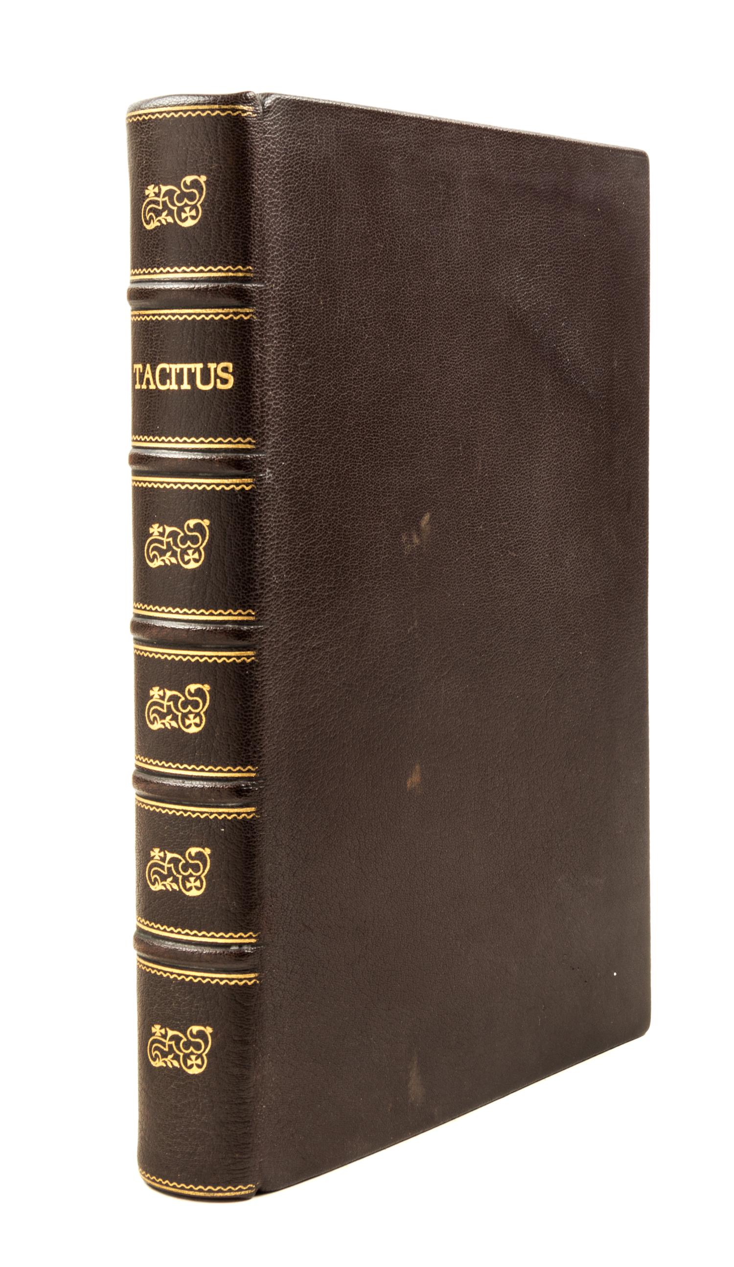 TACITUS, CORNELIUS. The Annales .. the Description of Germaniae [with] The End of Nero and the Beginning of Galba. London, 1640. (1 vol