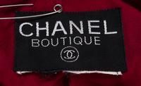 A Chanel Red Velvet Jacket,