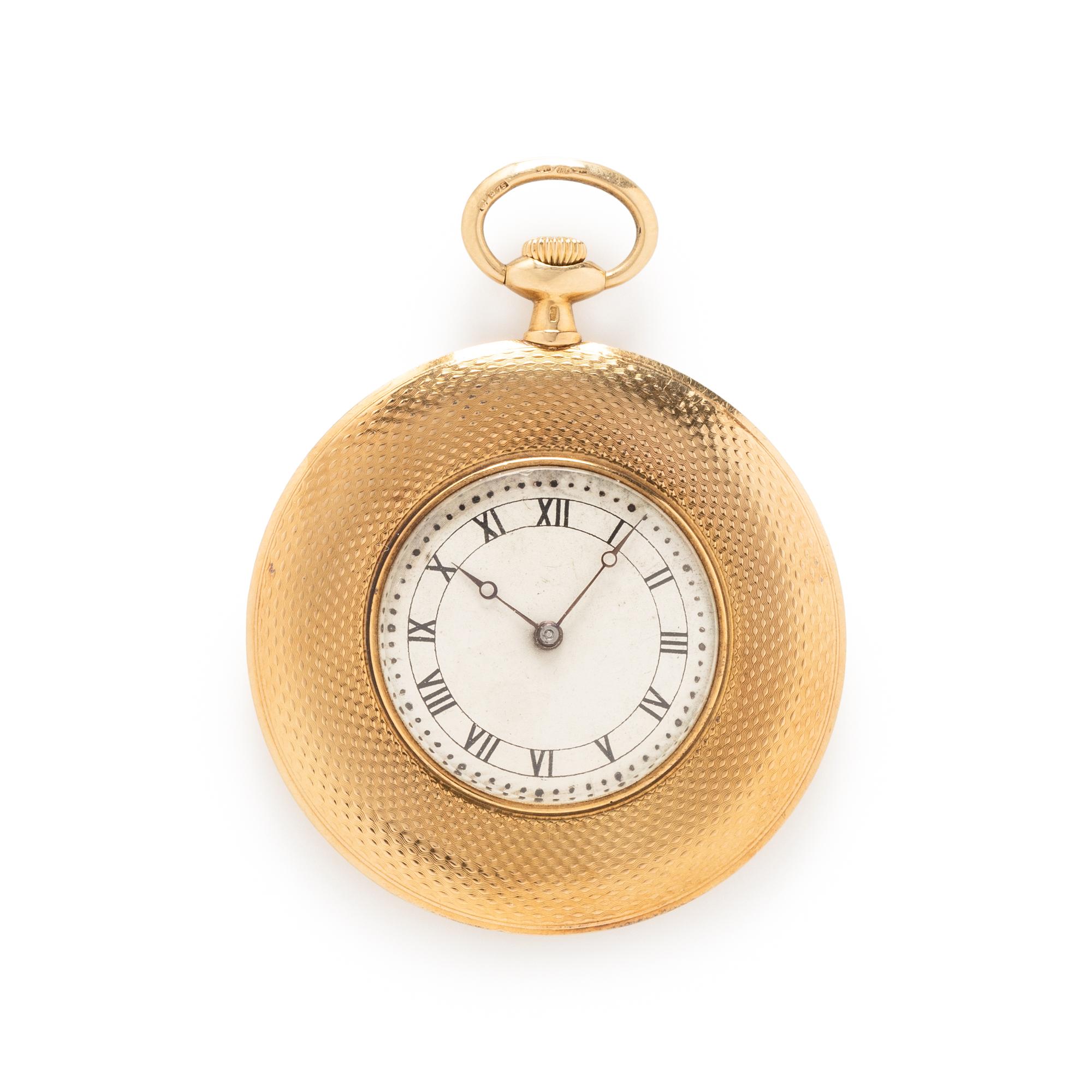 18K YELLOW GOLD POCKET WATCH