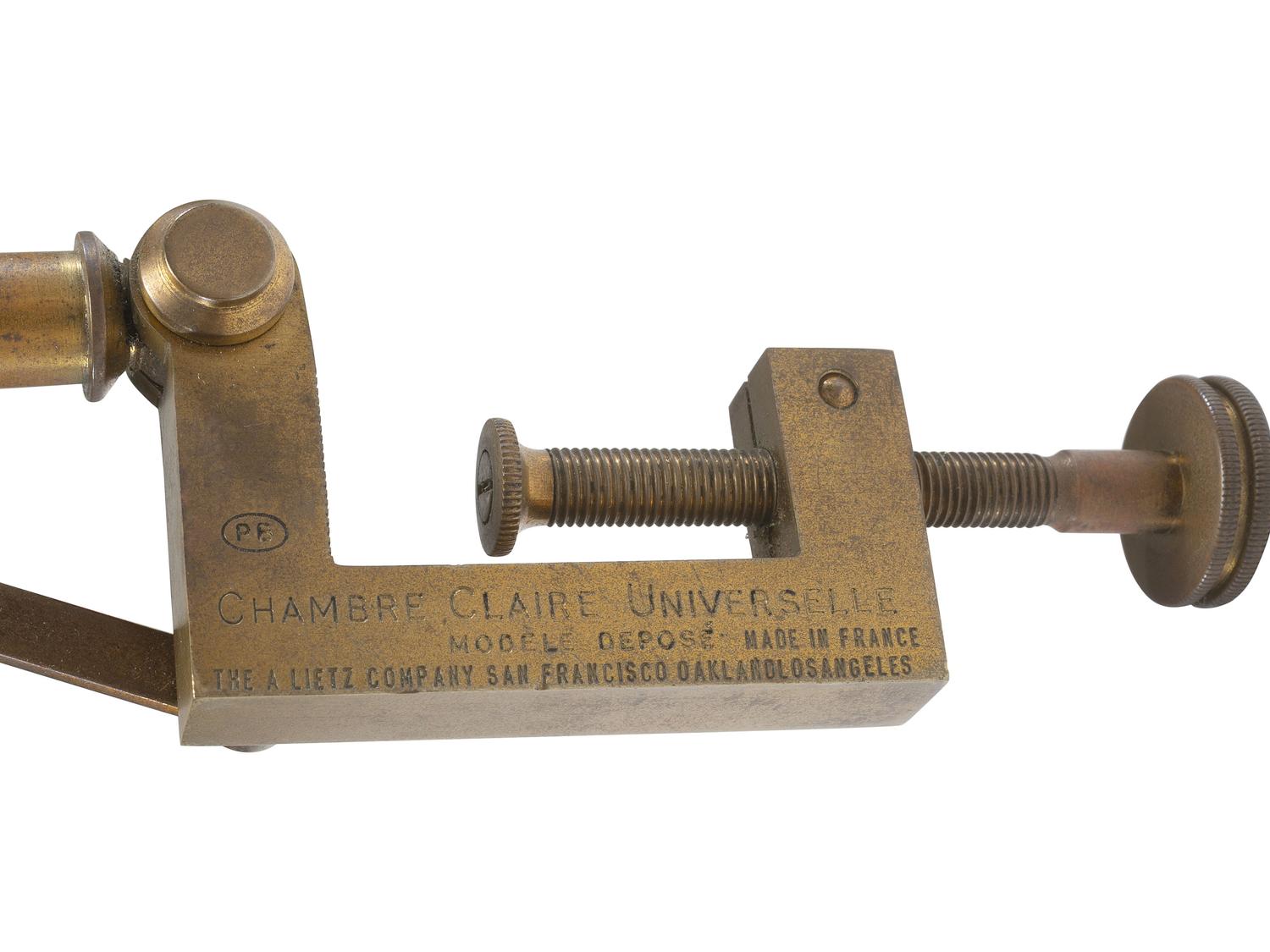 [OPTICAL DEVICES]. Camera Lucida or "Chambre Claire Universelle", ca 1900.