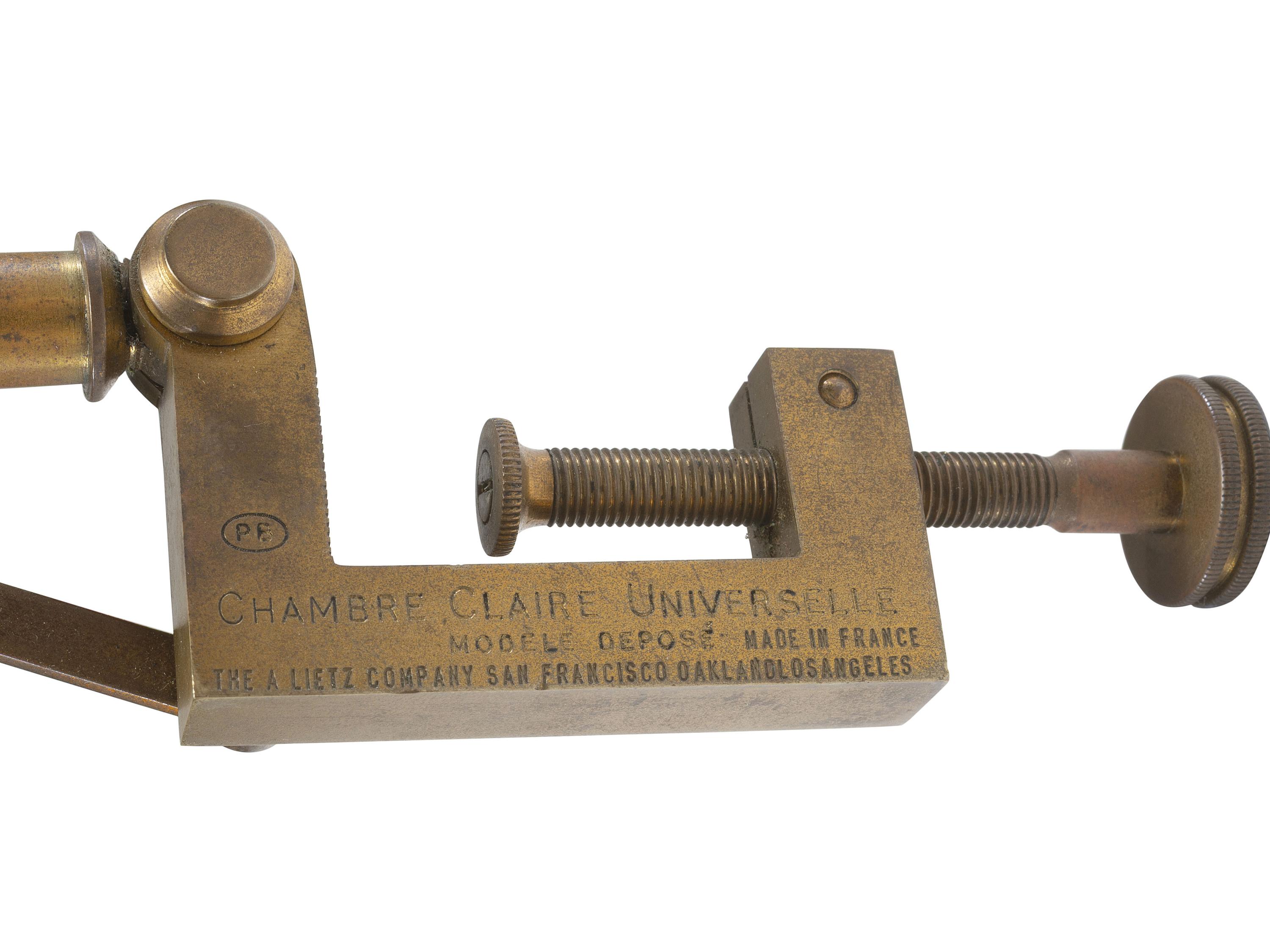[OPTICAL DEVICES]. Camera Lucida or "Chambre Claire Universelle", ca 1900.