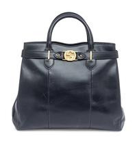 Gucci, Black Leather Tote