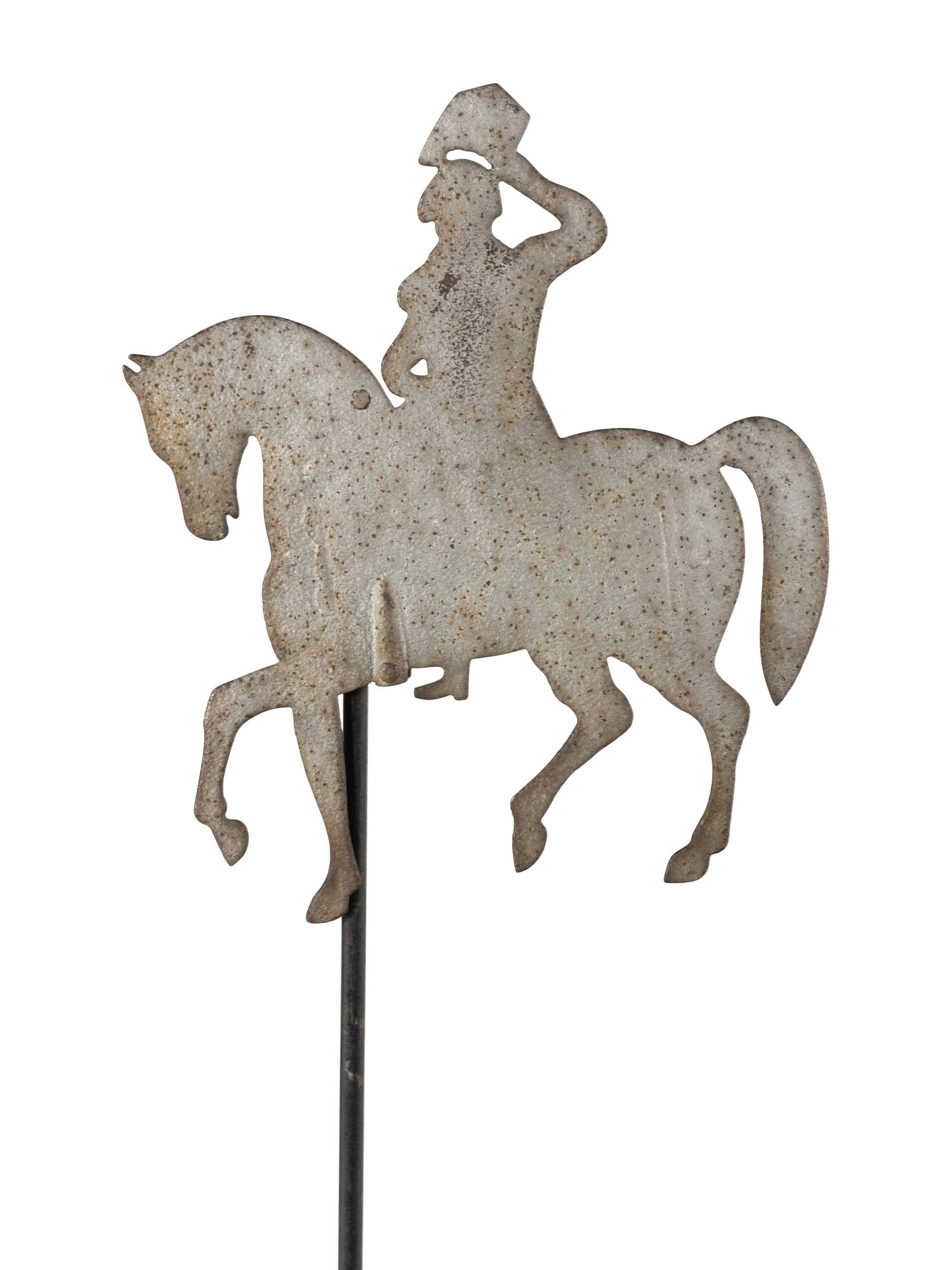 A Cut Sheet Iron George Washington Weathervane