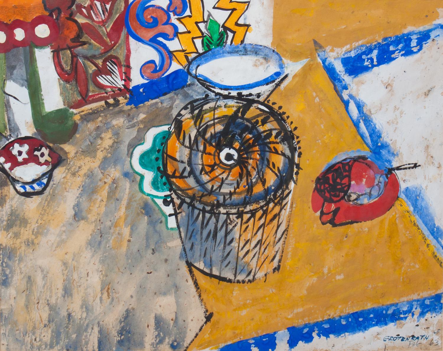 Ruth Grotenrath, (Wisconsin, 1912-1988), Still Life, 1963