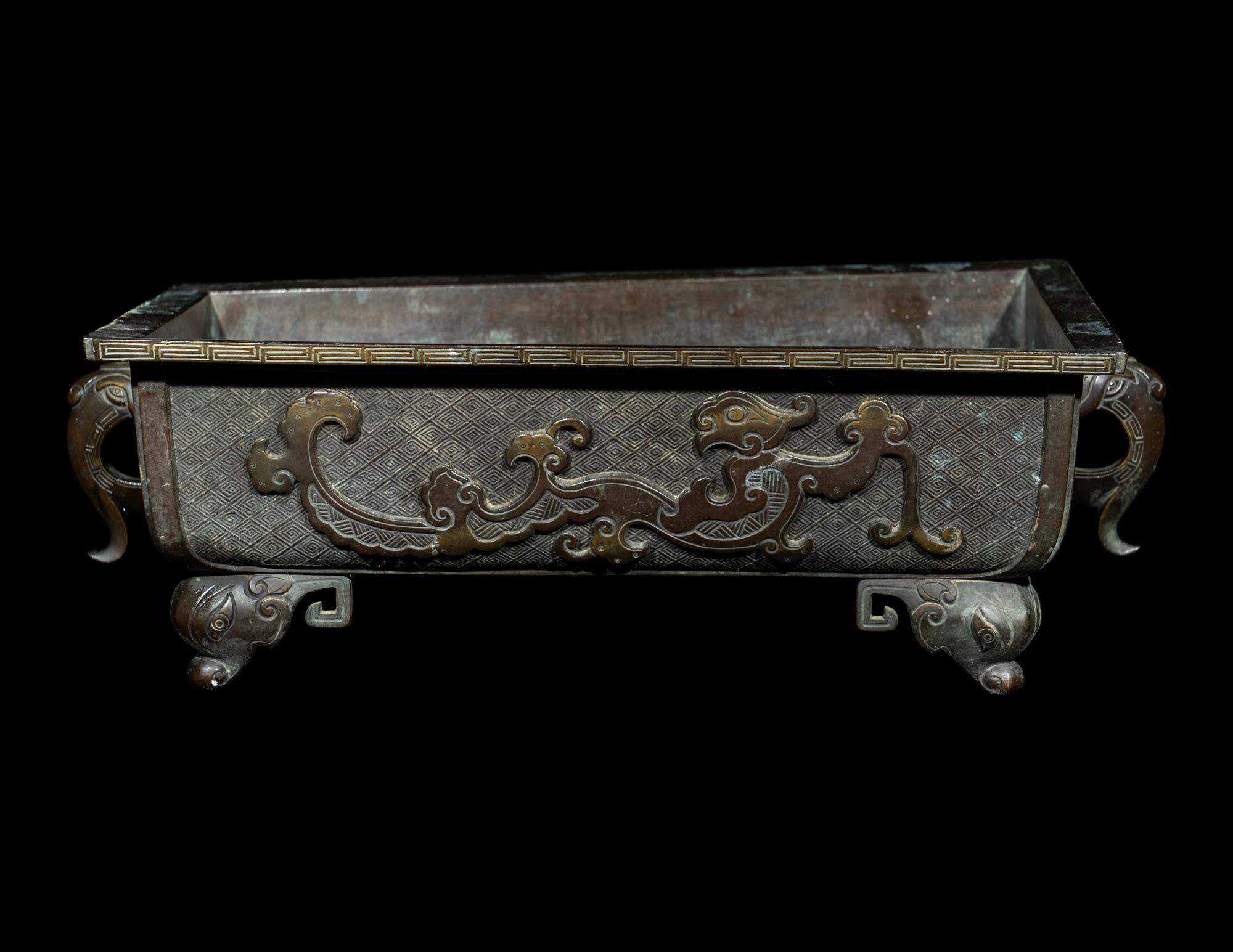 Three Japanese Bronze Articles
