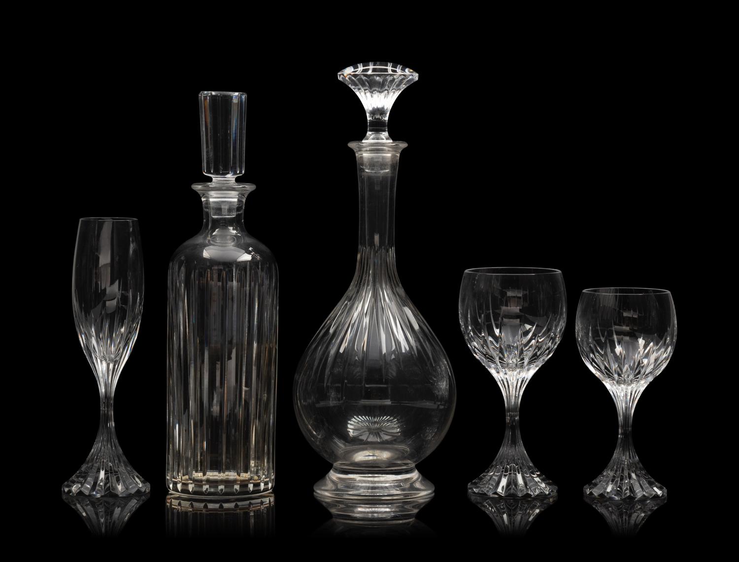 A Baccarat Masséna Stemware Service