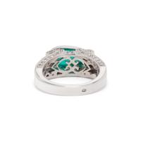 EMERALD AND DIAMOND RING