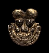An Egyptian Gilt-Silver Aegis