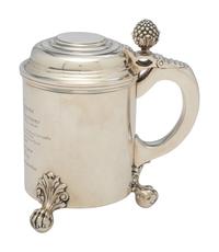 An American Silver Presentation Stein of Houston Horse Show Association Interest