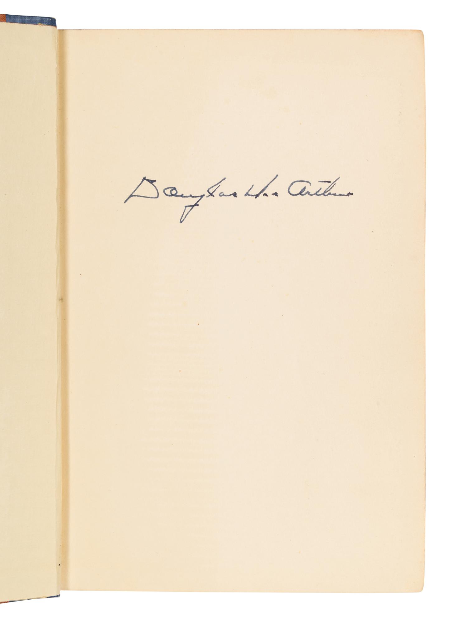 [MacARTHUR, Douglas (1880-1964)]. WHITNEY, Courtney (1897-1969). MacArthur: His Rendezvous with History. New York: Alfred A. Knopf, 1956.