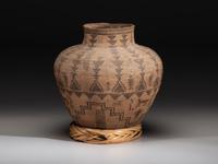 Apache Figural Basketry Olla