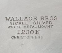 A Pair of Silver-Plate and Rock Crystal Table Ornaments