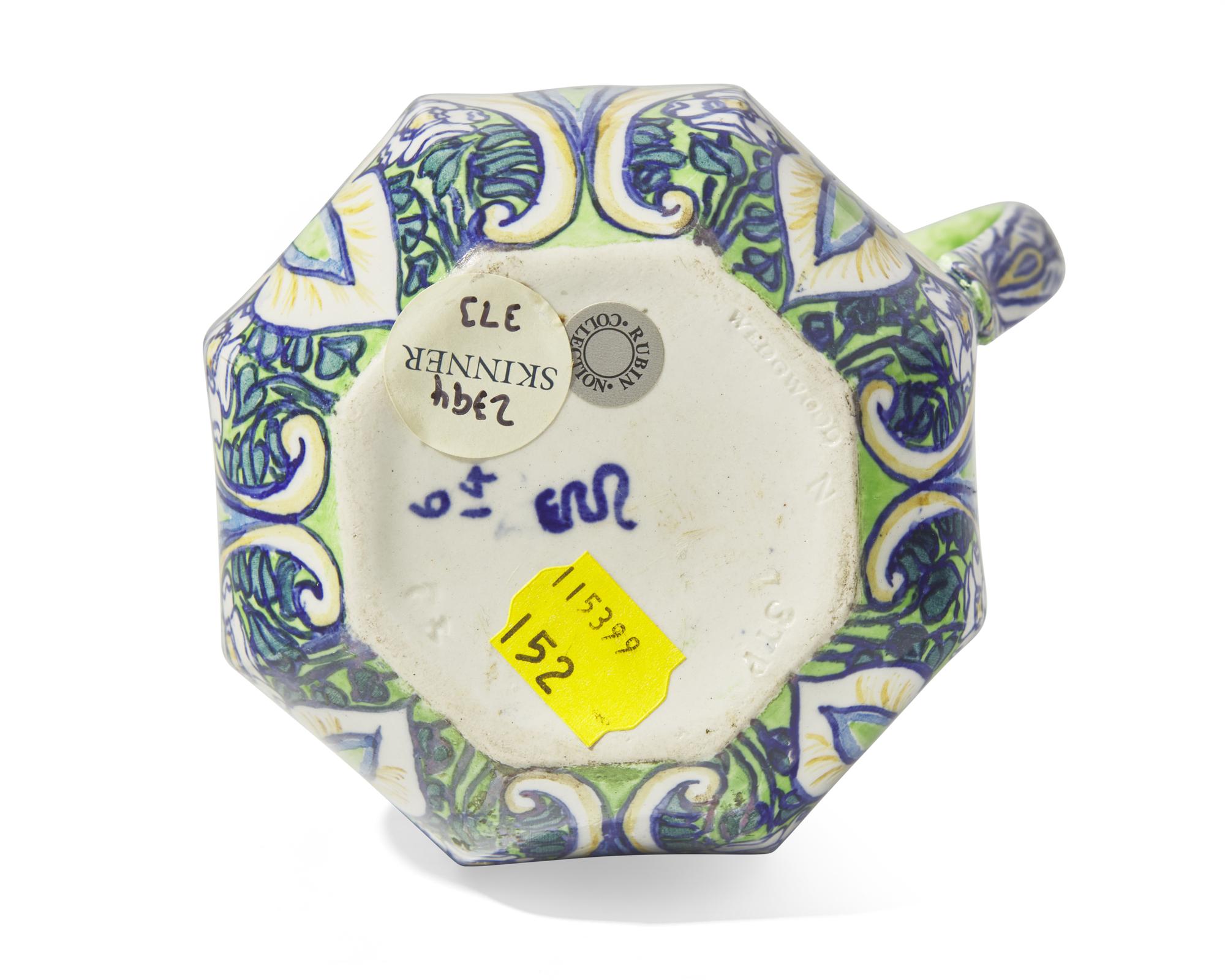 A Wedgwood Arts and Crafts Decorated Creamware Milk Pitcher