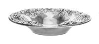 An American Silver Bowl, S. Kirk & Son, Baltimore, MD, Early 20th Century, circular, the undulating border chased with vines of flowers