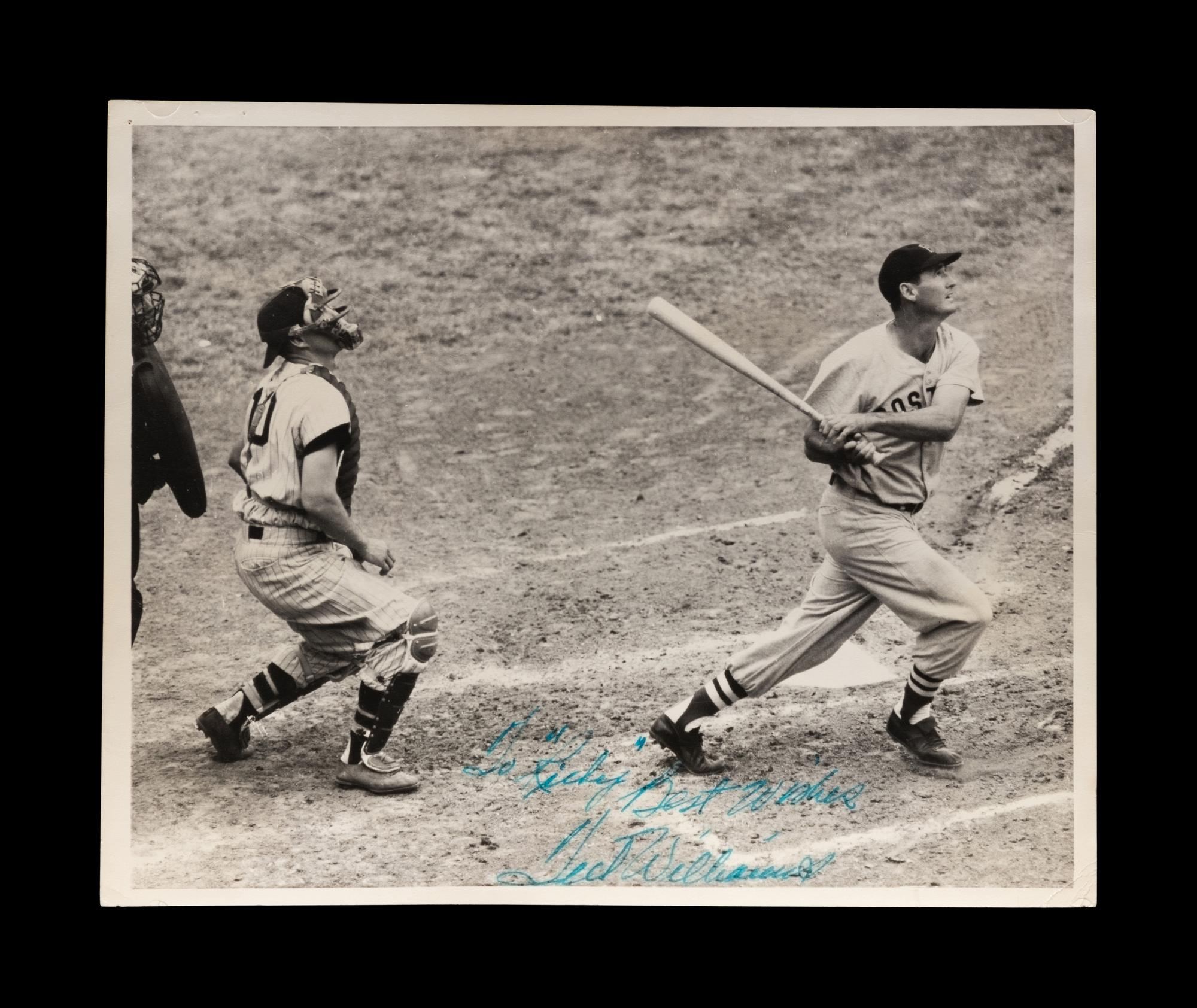 A Vintage Ted Williams Signed Photograph