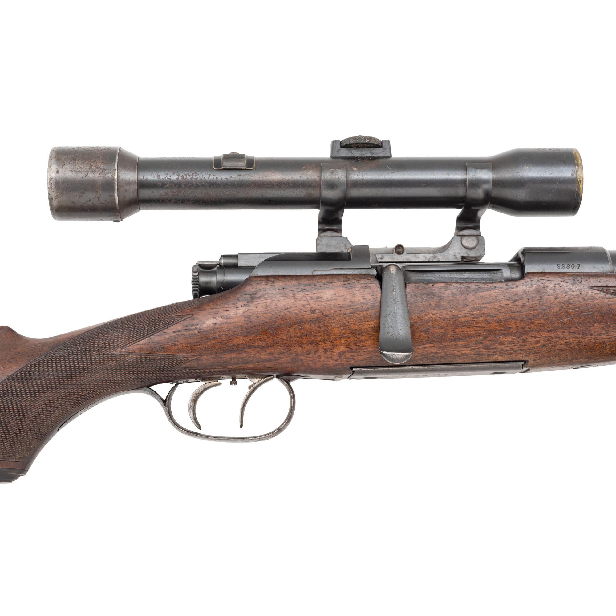 **Mannlicher Schoenauer Model 1903 Rifle with Vintage Kahless Scope