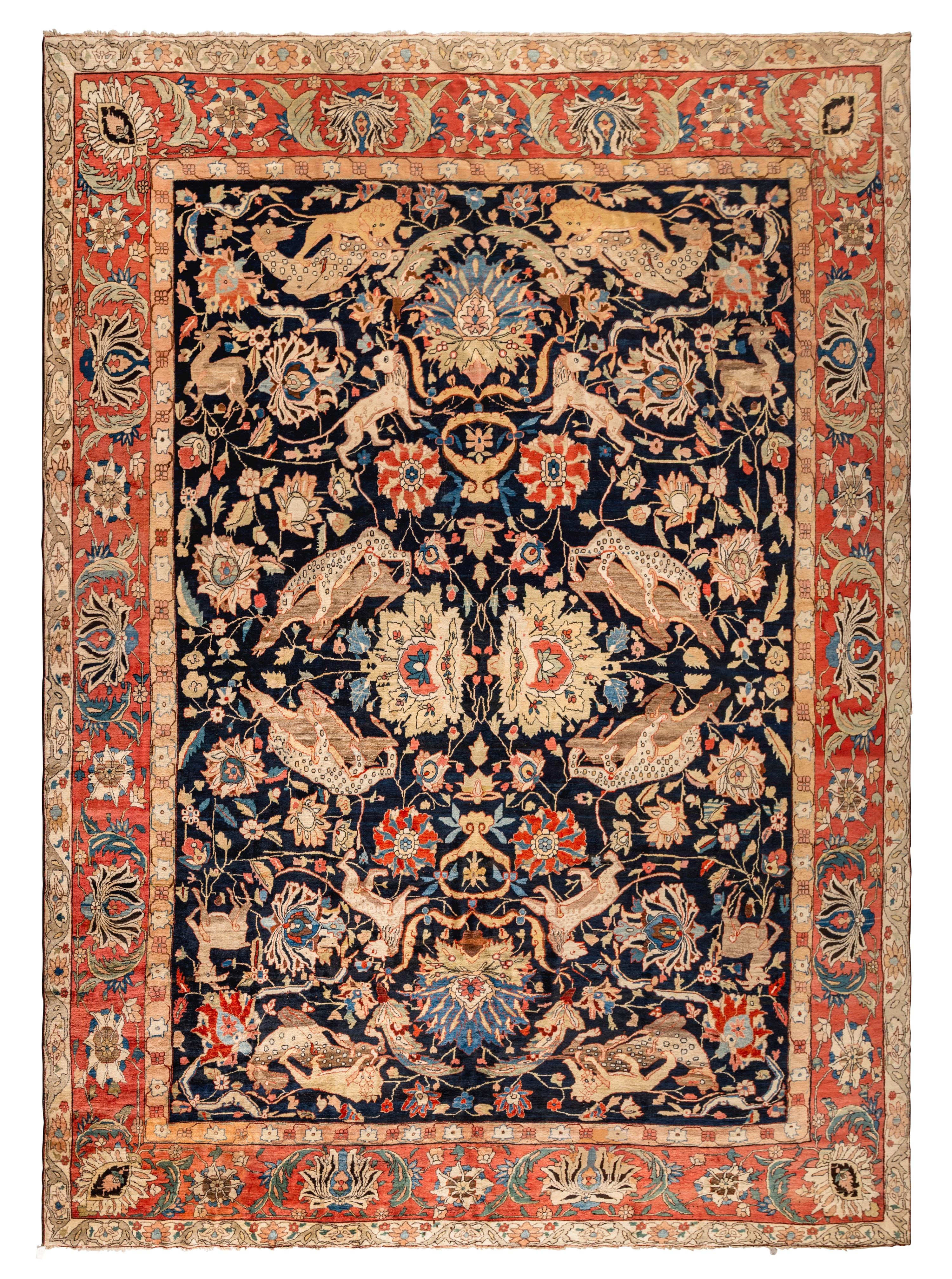 An Indo Tabriz Carpet