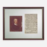 [Americana] [Declaration of Independence] Stockton, Richard Autograph Document, signed