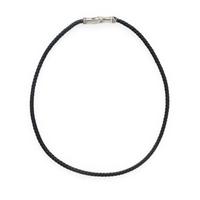 John Hardy, Leather and Sterling Silver Necklace