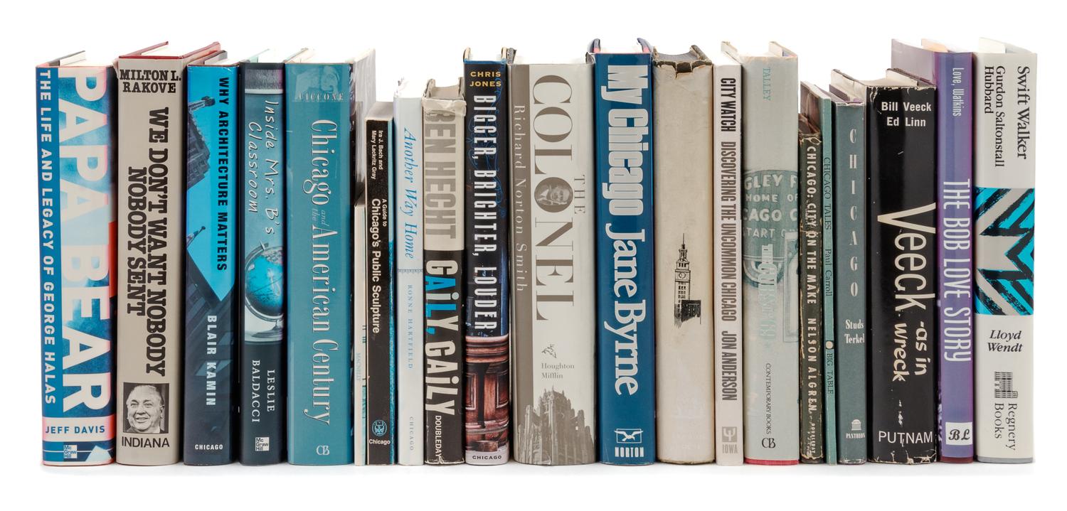 [CHICAGO]. WILLE, Lois. Books from her collection. A Group of 33 works relating to Chicago, including: