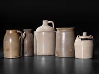 Sixteen Stoneware Vessels
