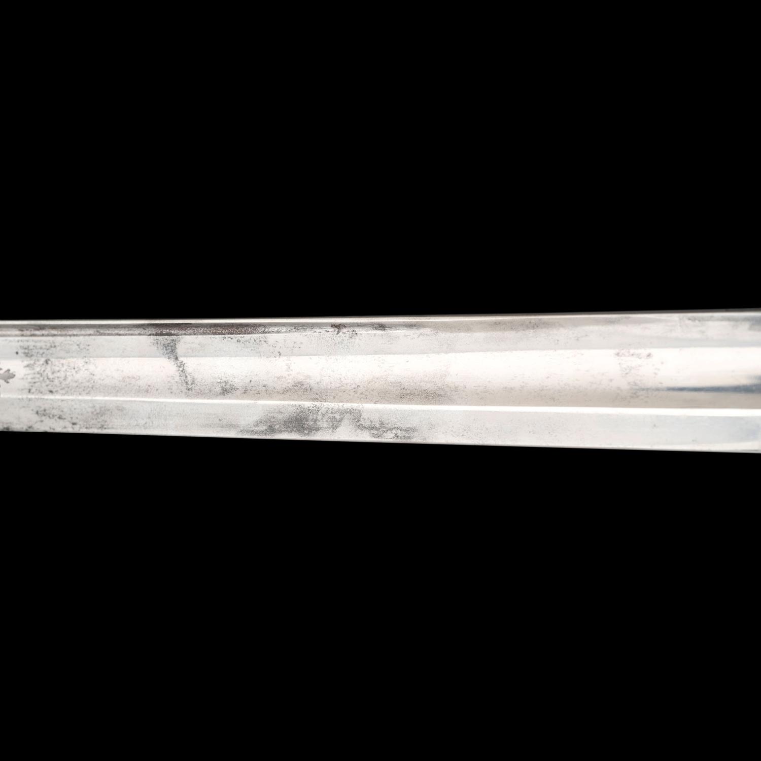 Cased Clauberg Model 1850 Foot Officers Sword Presented to Lt. Asaph Dodge of the 116th NY with Belt and Sash