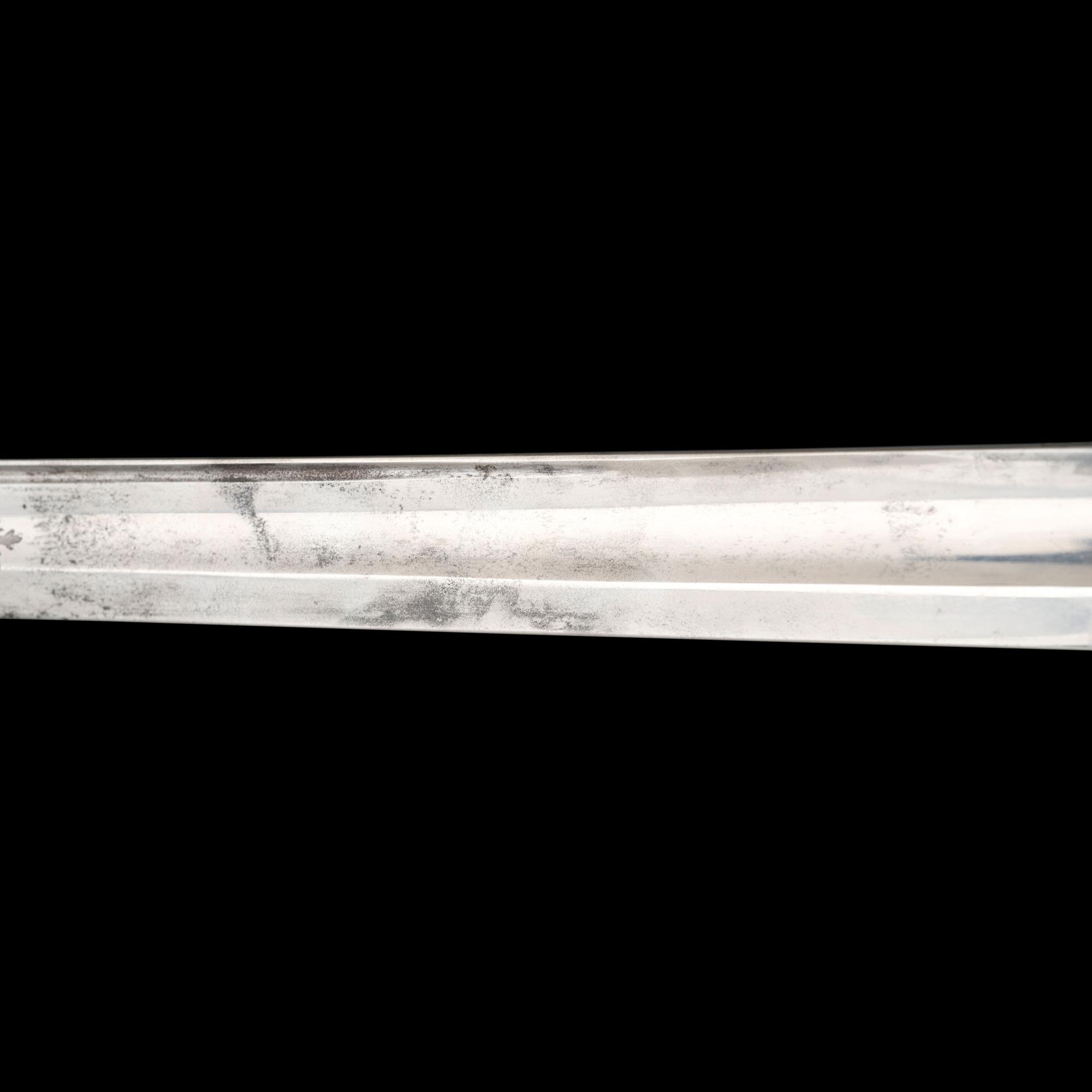 Cased Clauberg Model 1850 Foot Officers Sword Presented to Lt. Asaph Dodge of the 116th NY with Belt and Sash