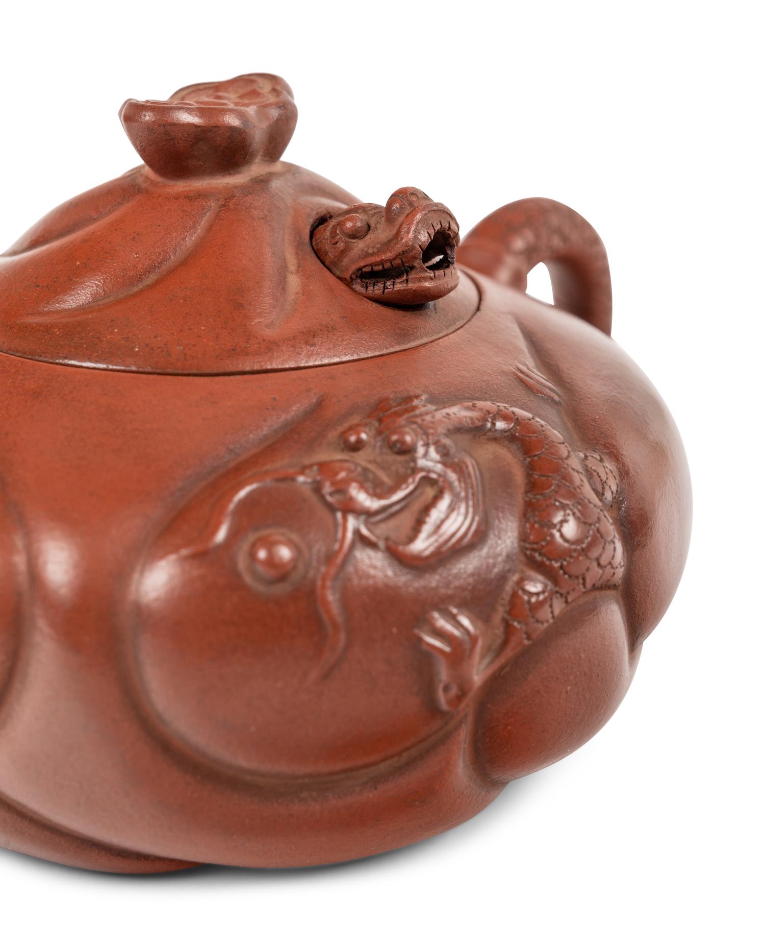 Three Chinese Zisha Potteries