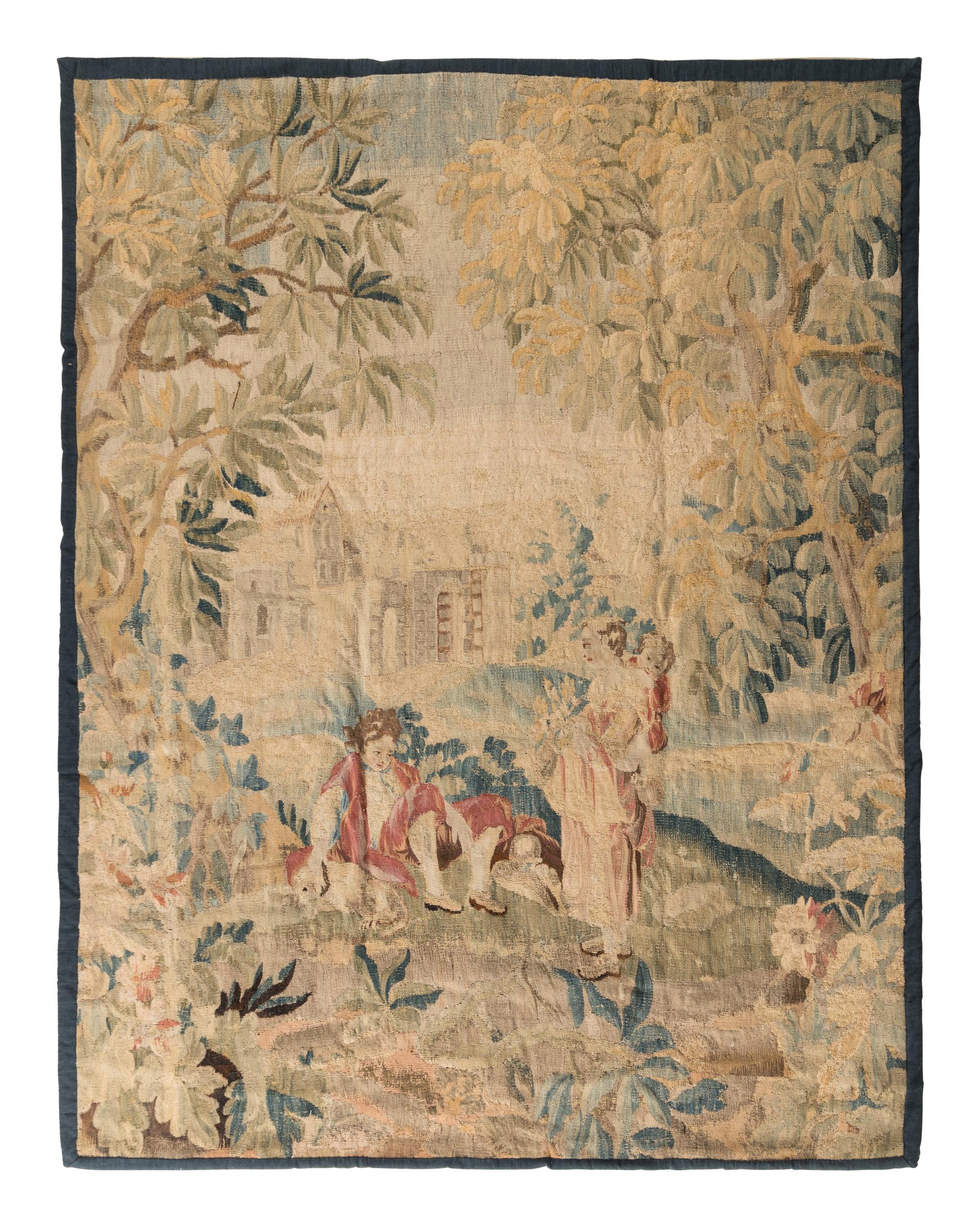 An Aubusson Figural Tapestry