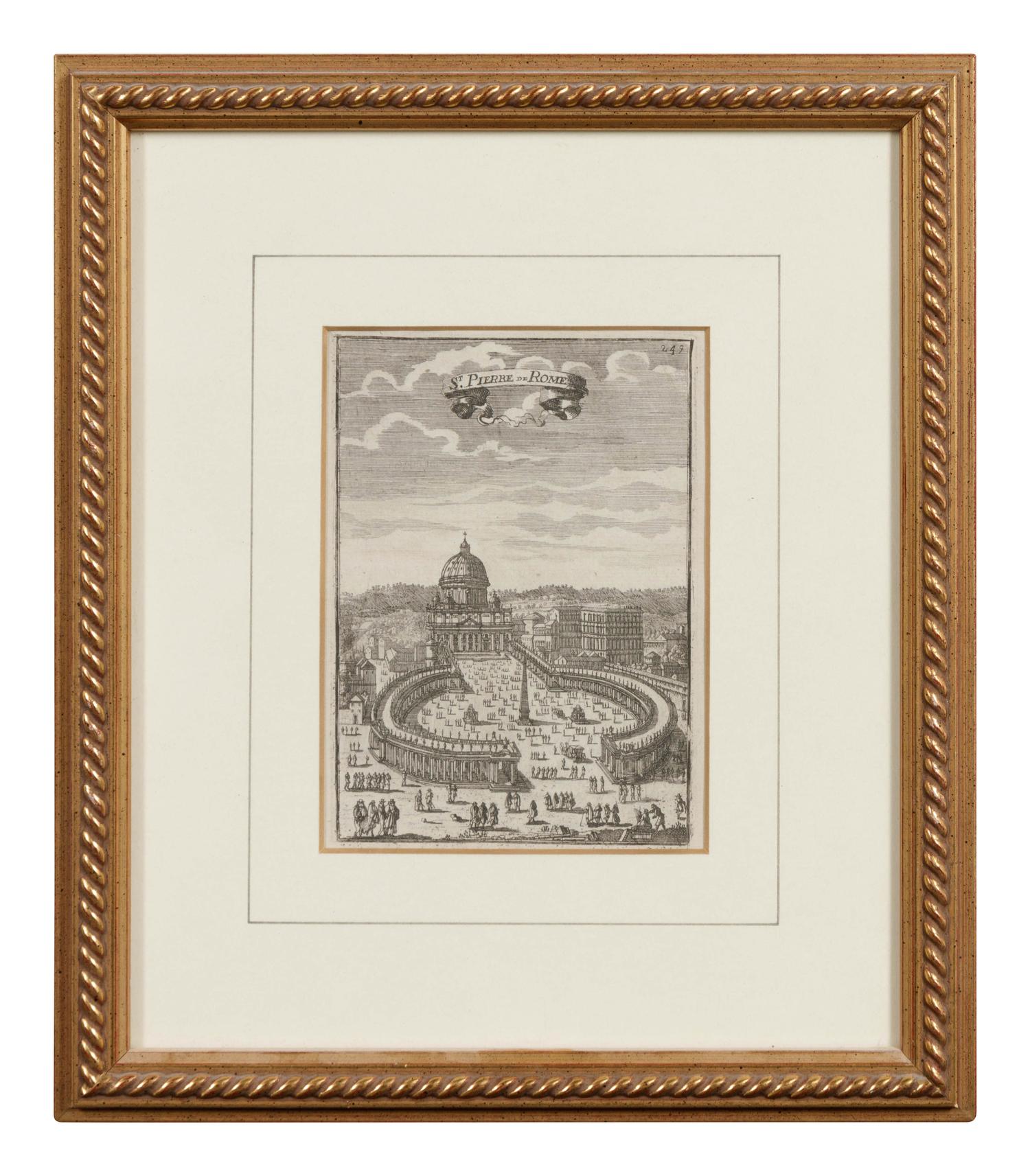 A Set of Six Engravings Depicting European Capitals