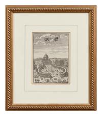 A Set of Six Engravings Depicting European Capitals