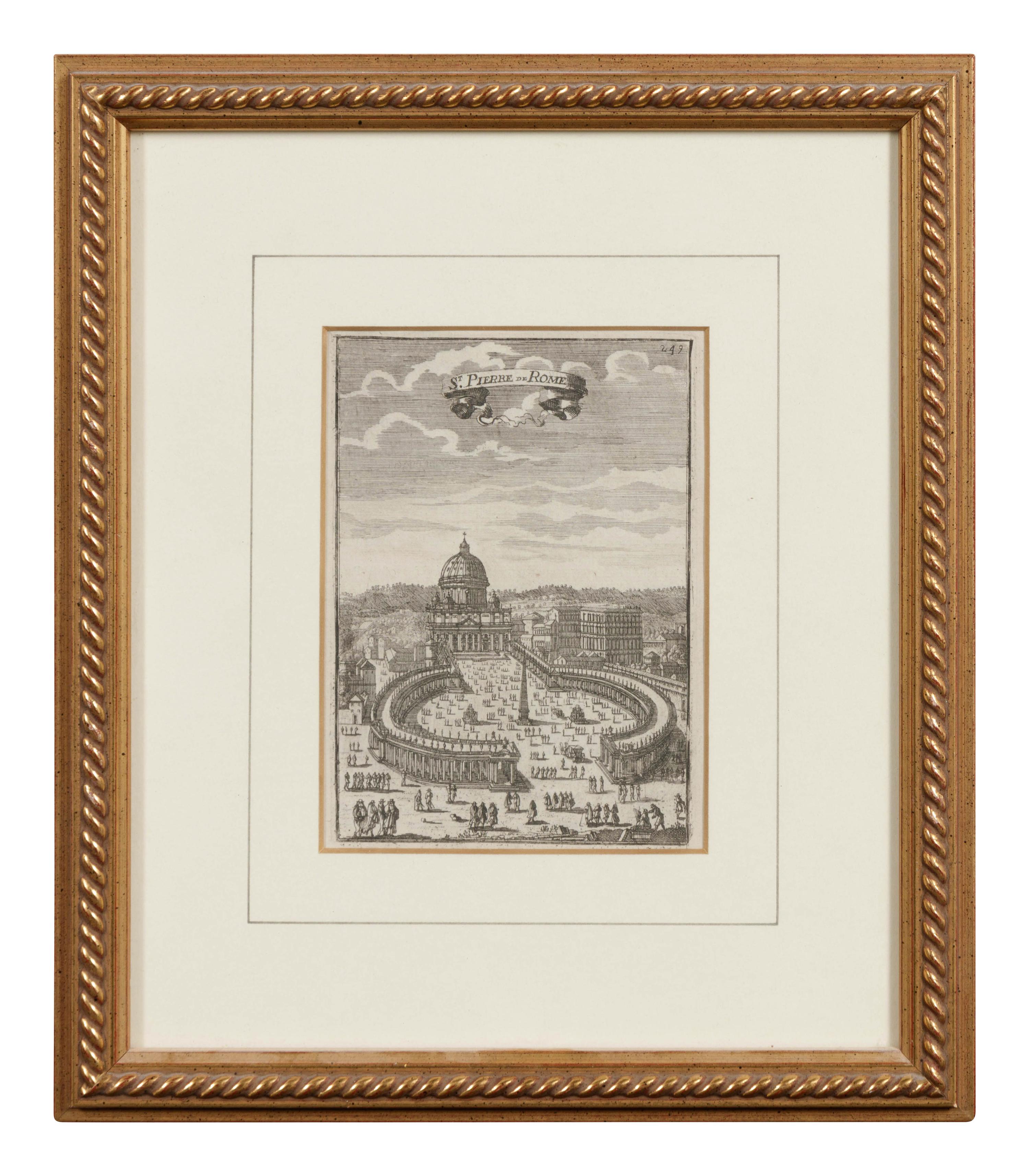 A Set of Six Engravings Depicting European Capitals