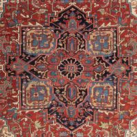 A Heriz Wool Rug